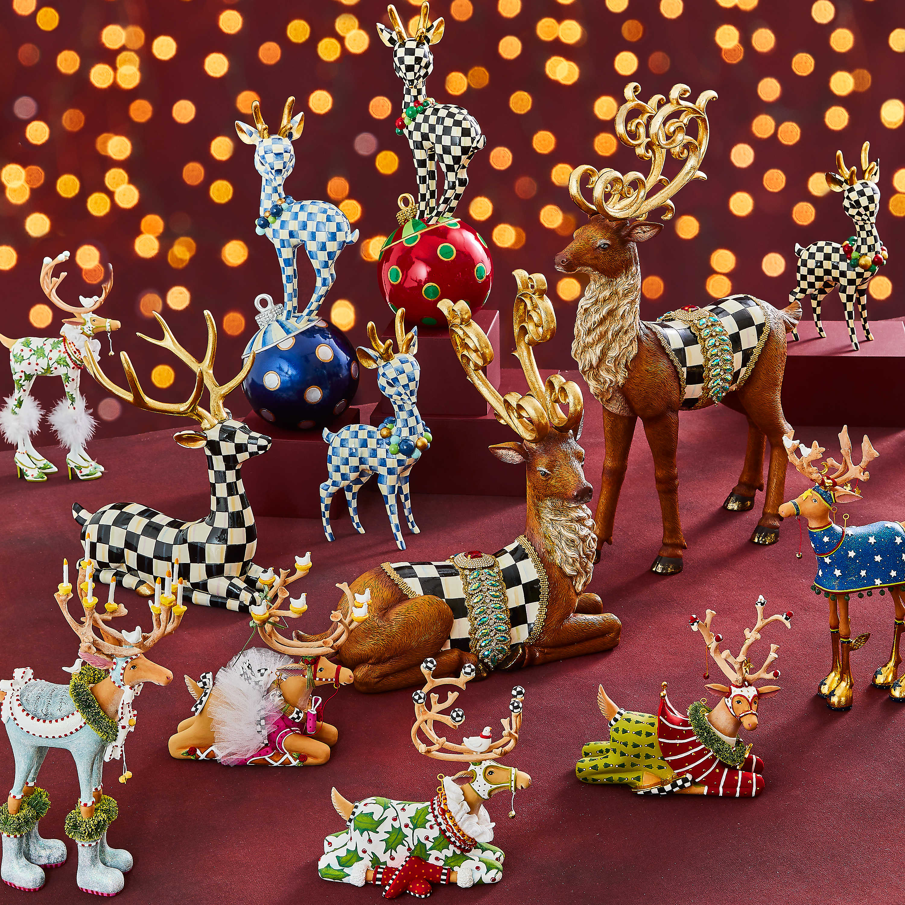 Patience Brewster Dash Away Reindeer Figurines - Thumbnail 4