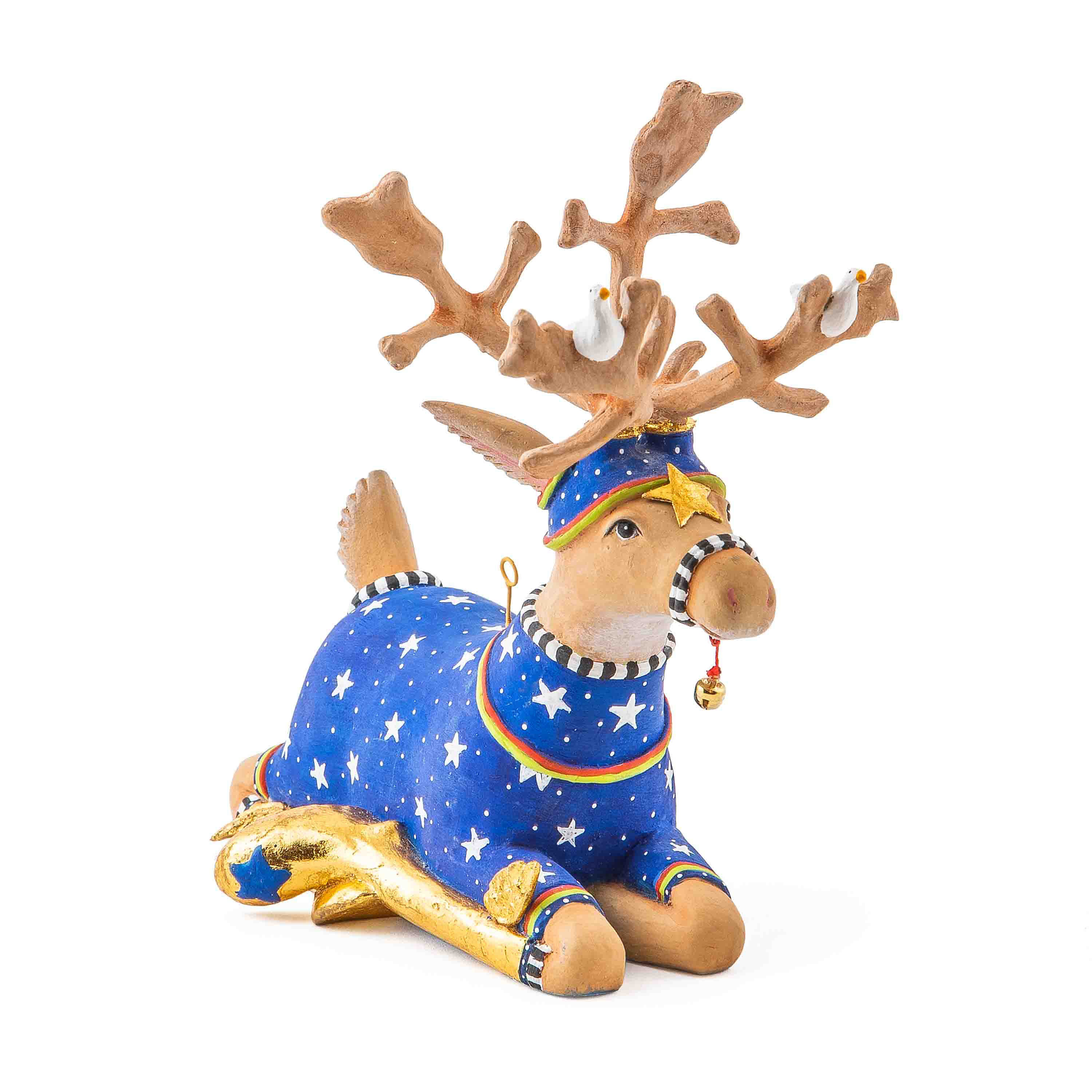 Patience Brewster Dash Away Reindeer Figurines – The Bleu Daisy